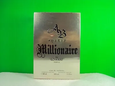 AB Spirit Millionaire By Lomani Men's EDT Spray Cologne 3.3 Oz New Sealed Box D2 • $19.99