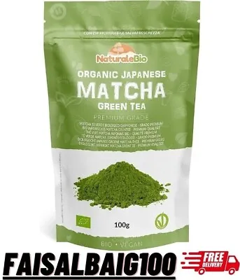 Japanese Organic Matcha Green Tea Powder - Premium Grade - 100G. Tea Produced In • £10.72