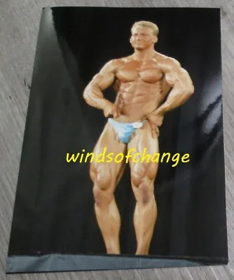 Found Photo Sexy Man Bodybuilding Muscles Flex Tight Underwear Gay Interest Q149 • $6.99