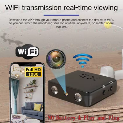 Mini Camera Micro HD 1080P Home Security Night Vision Motion Cam • £13.99