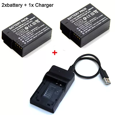 Battery / Charger For Panasonic Lumix DMC-FZ200 DMC-FZ300 K DMC-FZ330 DMC-FZ1000 • $69.99