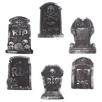  6 PCS Gravestones Decoration Medieval Decorations For Party • £52.68