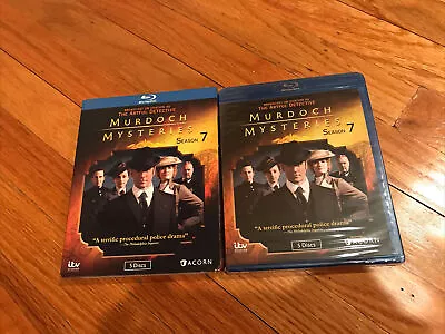 Murdoch Mysteries: Season 07 (Blu-ray 2013) Brand New Sealed With Slipcover • $17.59