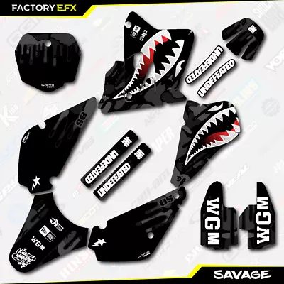 $49.99 • Buy Black Savage Racing Graphics Kit Fits 01-21 Suzuki RM85 RM 85 Racing Decal