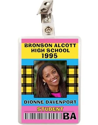 $6.65 • Buy Clueless Dionne Davenport High School Student ID Badge