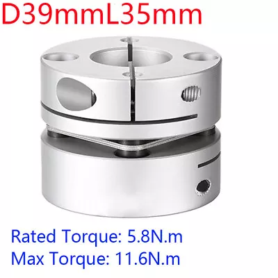 D39 L35 Single Disc Flexible Shaft Coupling 6mm-18mm CNC Stepping Servo Motor • $22.83