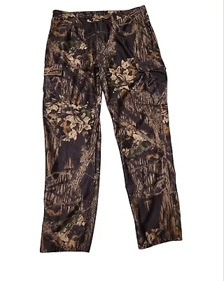 Cabela's Men's Size 40 Soft Camouflage Hunting Jeans Pants Mossy Oak Break Up • $24