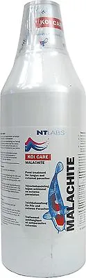 NT Labs Koi Care Malachite Green 1000ml Anti Parasite Treatment White Spot 1ltr • £22.95