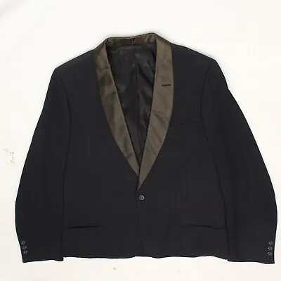 VTG 1950s Palm Beach Mens Tuxedo Coat 36S Cropped Shawl Lapel Jacket USA  • $85.49