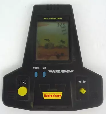 Vintage Radio Shack Jet Fighter Fire Away Electronic Handheld Game - WORKS • $19.99