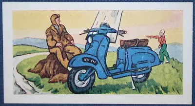 LAMBRETTA  ITALIAN SCOOTER   Original 1959 Illustrated Card   CD26M • £4.99