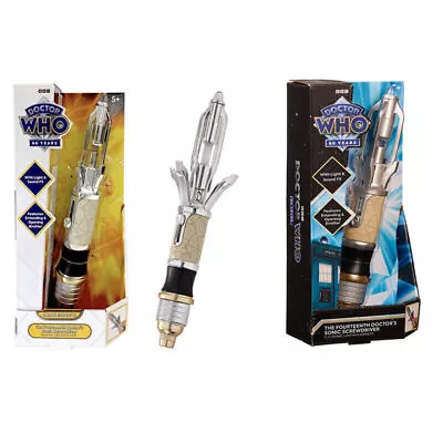 Doctor Who The 14th Doctor's Sonic Screwdriver Model Light & Sound Effects Toy~ • $37.96