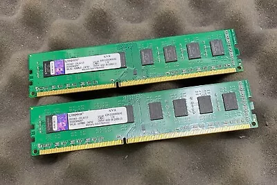 8GB Kit (2 X 4GB) Kingston KVR1333D3N9H/4G PC3-10600U 1333MHz DDR3 Memory RAM • £12.99