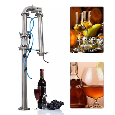 2 In Stainless Still Moonshine Reflux Distilling Column Brew Wine Making Tool • $163