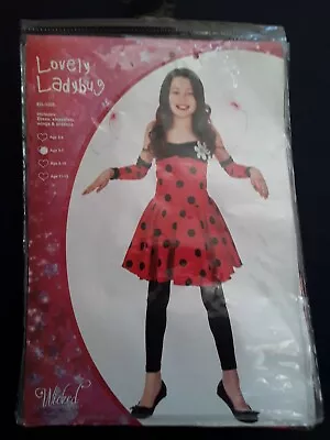 Kids Book Week Fancy Dress Costume Girls Lovely Ladybug Size 5-7yrs Brand New  • £12.99