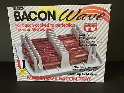 The Original Bacon Wave Microwave Bacon Tray As Seen On TV Unopened • $29.99