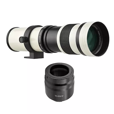  MF Telephoto Zoom Lens F/8.3-16 420-800mm For Canon  R -Mount I8S7 • £57.99