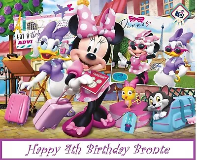 Minnie Mouse Bowtique Edible Cake Topper Decoration • $12.99