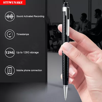 Mini Spy Digital Voice Activated Recorder Mini Hidden Audio Recording Pen Device • $13.73