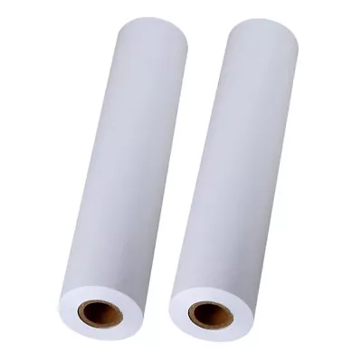 2 Pcs Drawing Paper Roll White Drawing White Kraft Paper Roll • £15.75