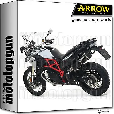 Exhaust Black Aluminium C Mrt Arrow Bmw F800 F-800 Gs Adventure 08/16 • $479.60