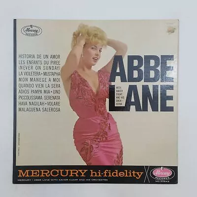 ABBE LANE / XAVIER CUGAT ORCHESTRA S/t MG20643 LP Vinyl VG+ 1961 • $24.99