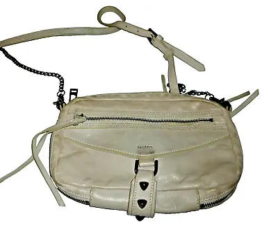 Botkier Taupe Leather Warren City Crossbody Purse Handbag Bag Small Hobo • $12.14