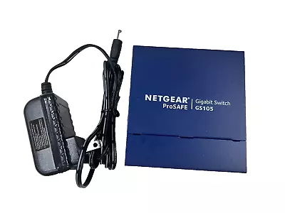 Lot Of 8 | NetGear GS105 V3 ProSafe 5-Port Gigabit Switch | Adapter Included • $119
