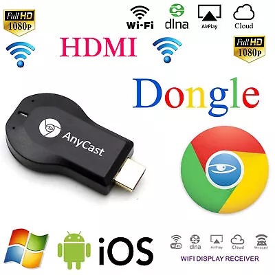 Wireless HDMI Dongle TV Stick AnyCast For Samsung Galaxy Mobile Phones Tab HDTV • $24.54