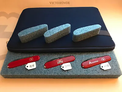 Collector Display Storage Carry Case For Victorinox Swiss Army Knife 91mm BLUE • $19.99