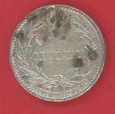 Ecuador  1  Centavo  1884 Km # 48  Fine. • $64.50