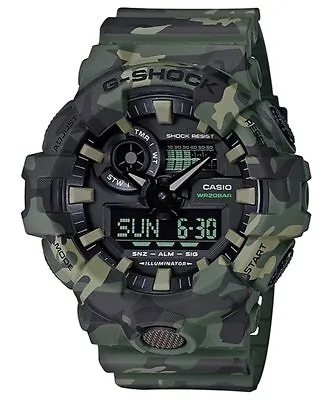 CASIO Watch G-SHOCK Camouflage GA-700CM-3A Men's Mode • $372.09