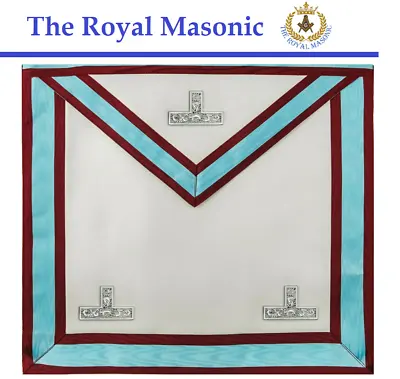 Standard Mark Degree Worshipful Master WM Apron | Lambskin| Masonic Regalia |New • £18.43