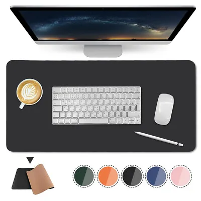 £16.79 • Buy Dual Side Large Office Desk Pad Mouse Pad Desk Blotter Protector Laptop Desk Mat
