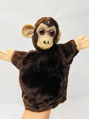 Vintage Kamar Monkey Plush Hand Puppet Pretend Play Toy 9 Inch Collectible Toy • $19.95