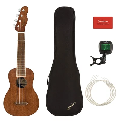 $109.99 • Buy Fender Seaside Soprano Ukulele Package