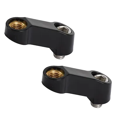 10mmx1.5 Motorcycle ABS Mirror Riser Extender Adapter Mounts Arm Right Hand Pair • $12.05