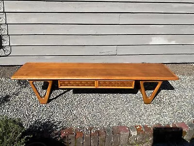 Lane 1961 Mid Century Modern Coffee Table SurfBoard Perception MCM • $798