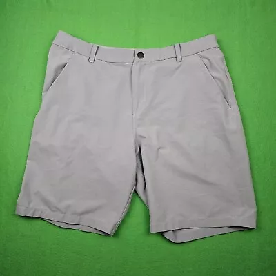 Puma Golf Shorts Men's Size 34 Gray Chino Performance Dry Cell Casual • $23.66