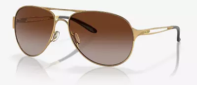 NEW* Oakley CAVEAT Rose Gold 60mm Aviator Women's Sunglass 4054-01 • $83