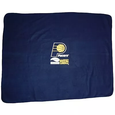 Vintage 1990s Indiana Pacers Market Square Arena SGA Fleece Blanket Throw 46x57 • $39.99