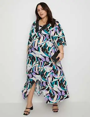 BeMe - Plus Size - Womens Maxi Dress - Purple - Summer Floral Beach Dresses • $26.97