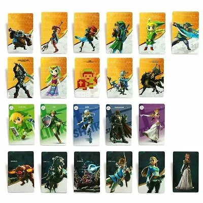 $33.38 • Buy Full Set 24PCS Zelda Breath Of The Wild NFC Amiibo Tag Game Cards For Switch