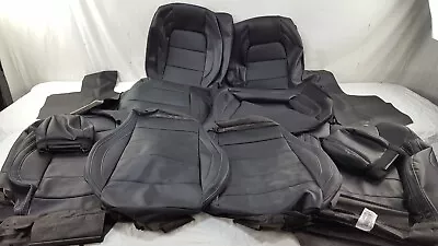 NEW Genuine 2015-2022 Ford Mustang GT Coupe Seat Covers Black Leather • $699.90