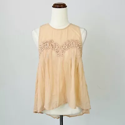 Alice McCall Womens Blouse Top Babydoll Lace Sheer Size 6 • $37.95