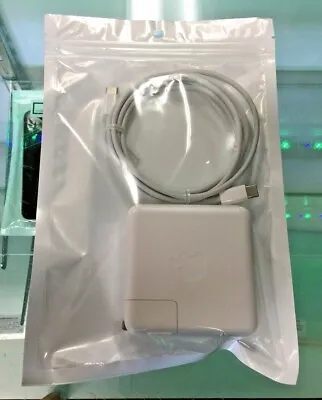 Genuine APPLE MacBook Pro 61W USB-C Power Adapter Charger + Bonus Apple Cable • $28.76