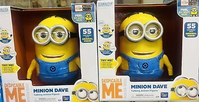 Despicable Me Minion Dave 10in Interactive Talking Figure 55 Sayings & Farting • $45