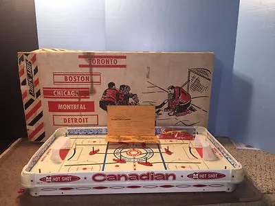 Munro 1966 Table Top Hockey Game Model 961 Boxed Stick Canada Canadian • $120