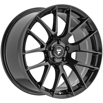 Fittipaldi 360B 19x8.5 5x112 +45mm Gloss Black Wheel Rim 19  Inch • $278