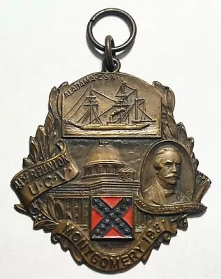 ORIGINAL 1931 United Confederate Veterans 41st Reunion Badge - Montgomery AL • $250